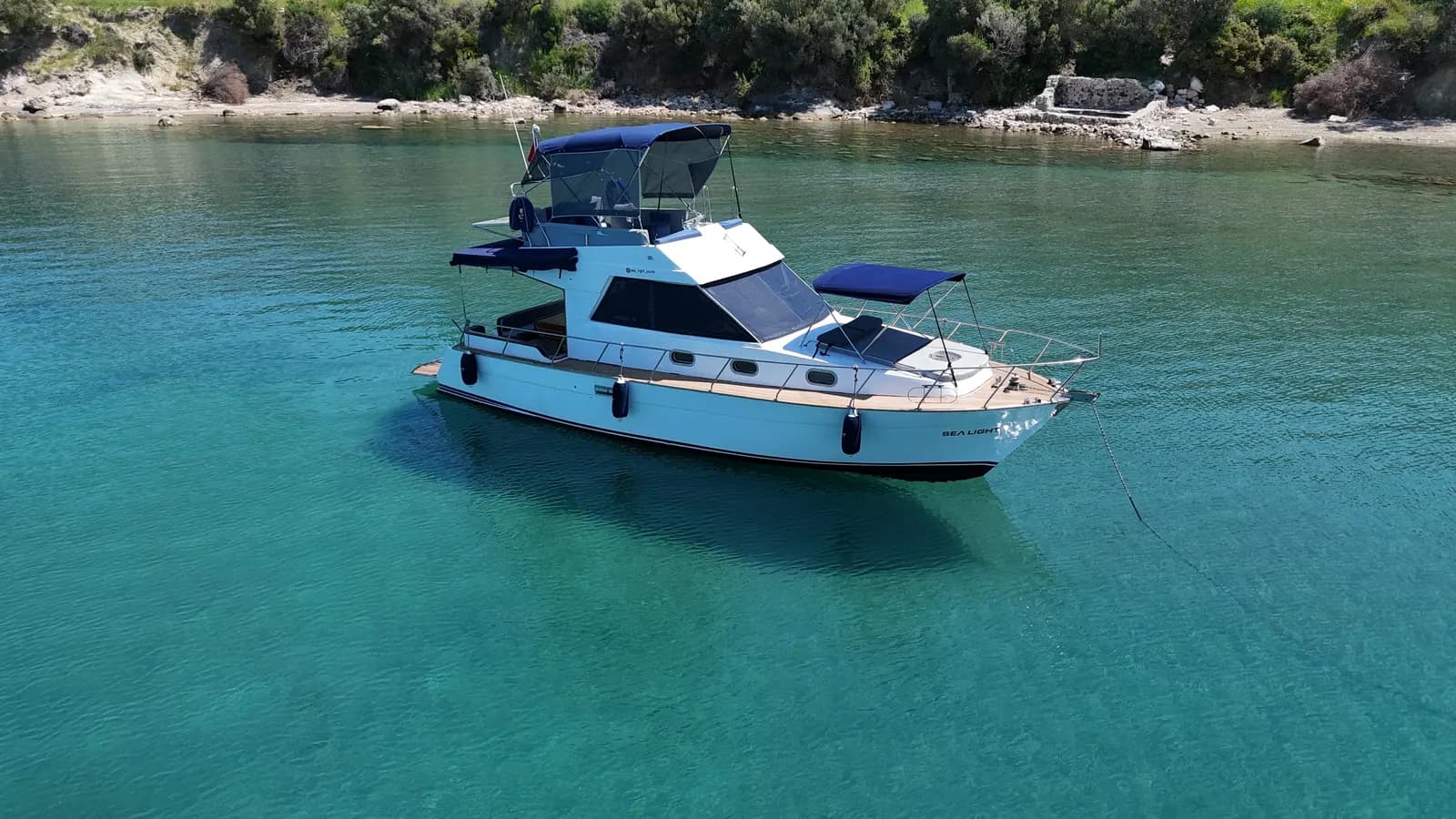 Dikili teknede kutlama ve organizasyon - Sea Light güverte